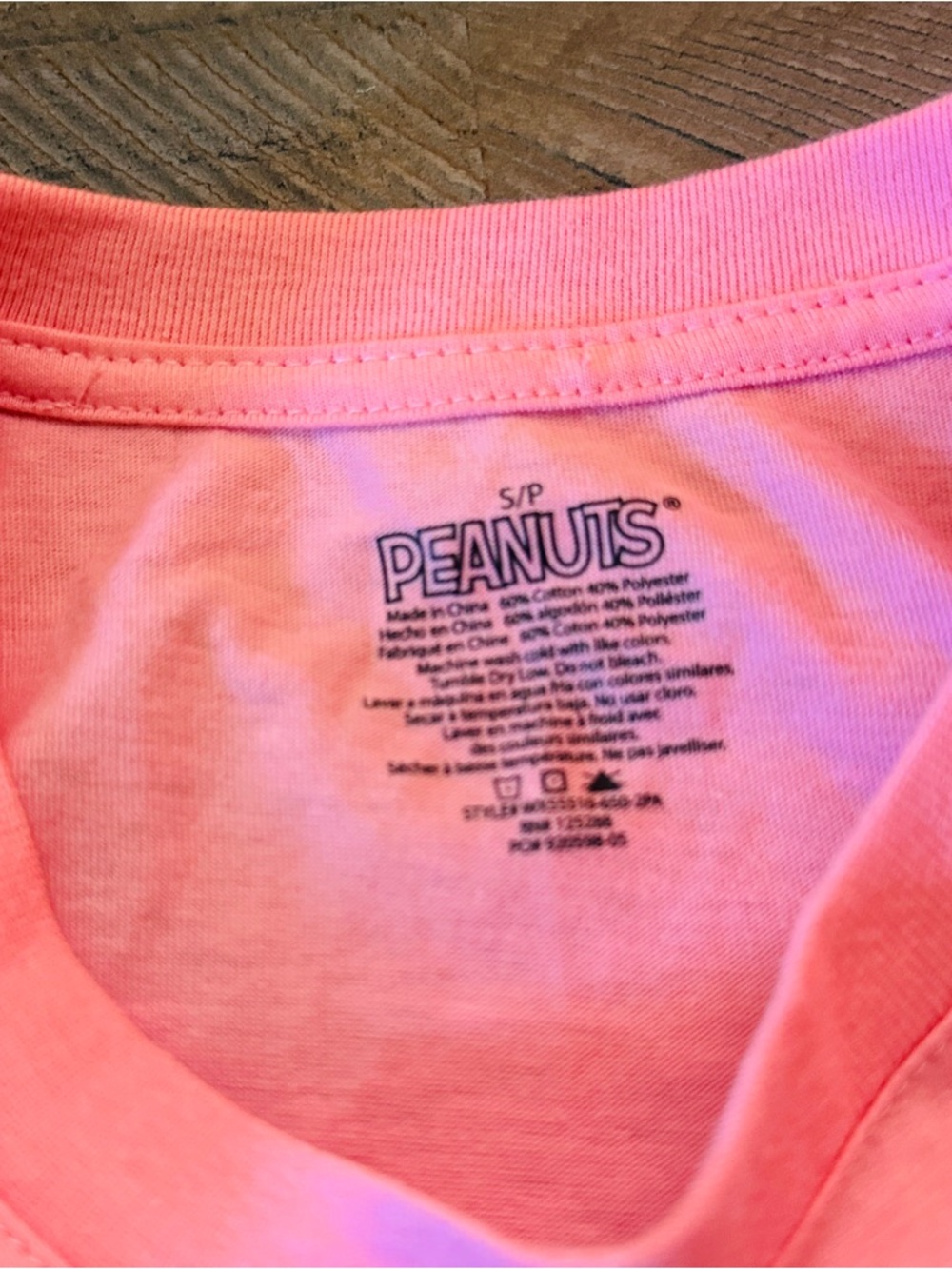 NWT Peanuts Snoopy American Summer T-Shirt Women’s Pink Graphic Tee Small - Picture 3 of 7